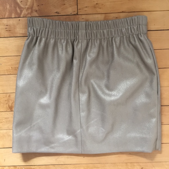 Rachel Roy faux leather tan/gold skirt - Picture 6 of 6